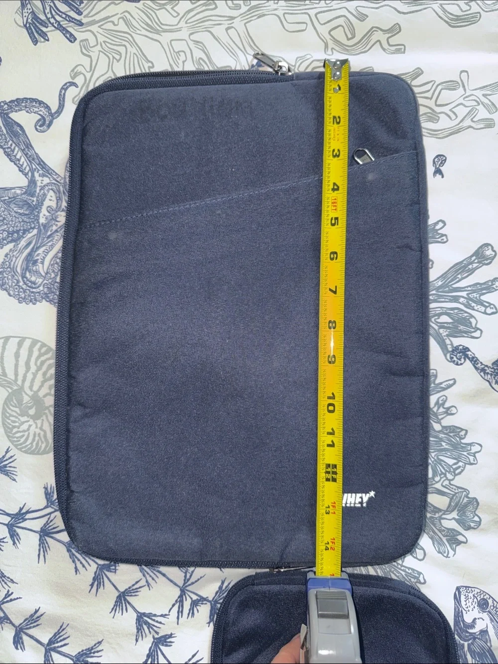 NEWHEY Navy Laptop Sleeve + Accessory Pouch